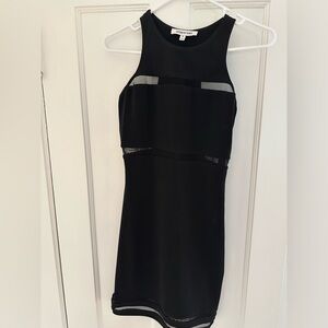 Women’s Elizabeth and James black cut out dress, size 6